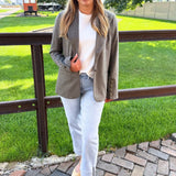 Blazer w/ Button Sleeve