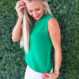 Arm and Neck Detail Tank Top