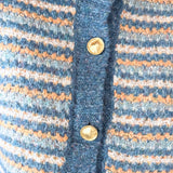 Chunky Yarn Bubble Sleeve Sweater