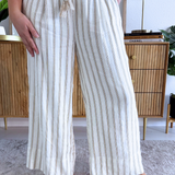 Pull-on Wide Leg Crop Trouser 26' ins