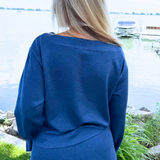 Long Sleeve Boat Neck Top