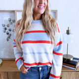 Striped Long Sleeve Top