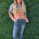 Rainbow Knit Sweater