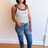 Rowe Striped Scoop Tank