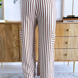 Stripe Wide Leg Pants