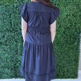 V Neck Maxi Dress