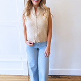 Full Zip Mock Collar Vest