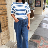 Prado Stripe Sweater Tee