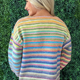 Rainbow Knit Sweater