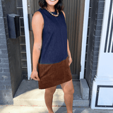 Colorblock Shift Dress
