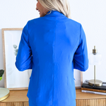 Recycled Shirred Sleeve Blazer - The 308 Boutique