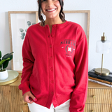 Nebraska Collegiate Button Up Cardigan