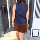 Colorblock Shift Dress