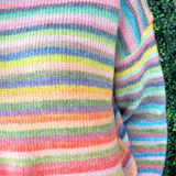 Rainbow Knit Sweater
