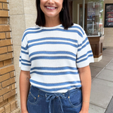 Prado Stripe Sweater Tee