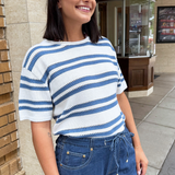 Prado Stripe Sweater Tee