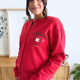 Nebraska Collegiate Button Up Cardigan