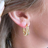 Hayley Bead Hoops
