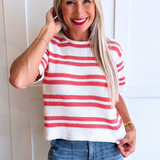 Prado Stripe Sweater Tee