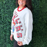 Nebraska Bryant Bend Lantern Sleeve Crew