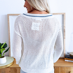 Open Light Knit "LAKE" Pullover Sweater - The 308 Boutique