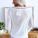 Open Light Knit "LAKE" Pullover Sweater - The 308 Boutique