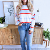 Striped Long Sleeve Top