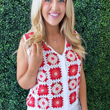 Crochet Button Through Vest