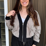 Front Pocket Zip Jacket