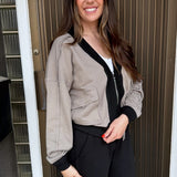 Front Pocket Zip Jacket