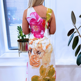 Off The Shoulder Floral Maxi Dress