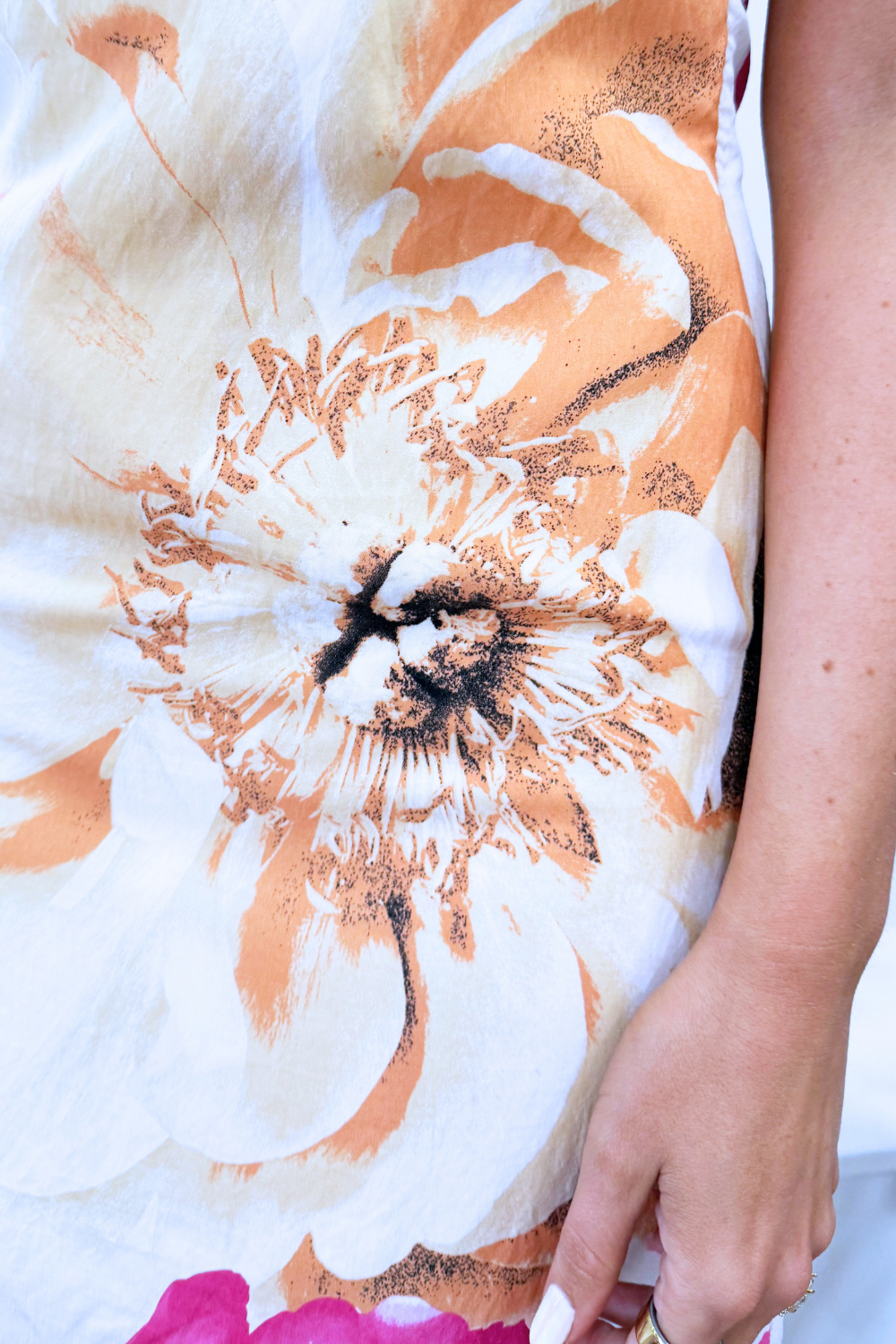 Off The Shoulder Floral Maxi Dress