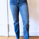 Kelly High Rise Fab Ab Ankle Flare Inset Leg