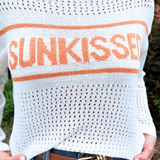 Open Light Knit "Sunkissed" Pullover Sweater