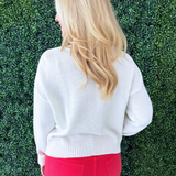 'USA' Relaxed Pullover Sweater