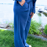 Pull On Pleated Wide Leg 30" Inseam