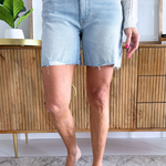 Jenny High Rise Short Basic Raw Hem - The 308 Boutique