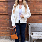 Front Pocket Sweater Jacket