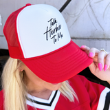 Talk Herbie To Me Foam Trucker Hat Nebraska