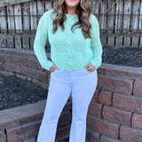 Spring Pointelle Cardigan - The 308 Boutique