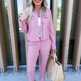 Kelsey Crop Trouser w/ Slit 26'ins