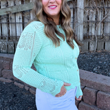 Spring Pointelle Cardigan - The 308 Boutique