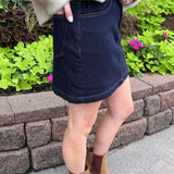 The Socialite Denim Mini Skirt