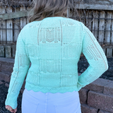 Spring Pointelle Cardigan - The 308 Boutique