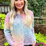Ombre Yarn Cardigan