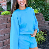 Cross Stitch Pullover Sweatshirt