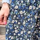 Floral Print A Line Maxi Skirt