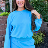 Cross Stitch Pullover Sweatshirt