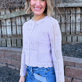 Spring Pointelle Cardigan - The 308 Boutique