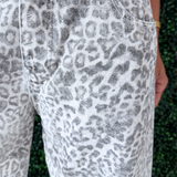 Leopard Barrel Denim